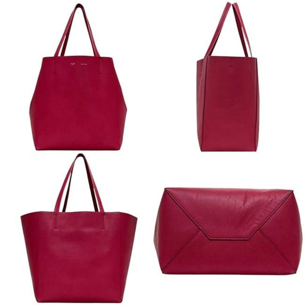 Celine Tote Cabas Phantom Small Pink Large Leather - Picture 2 of 10